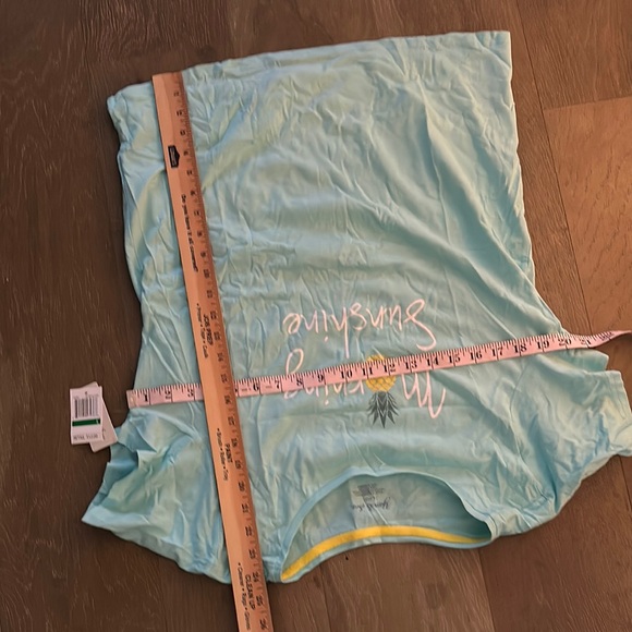 NWT Yarn & Sea Morning Sunshine Blue T-Shirt/Pajama Top - Picture 6 of 8